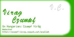 virag czumpf business card