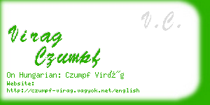 virag czumpf business card